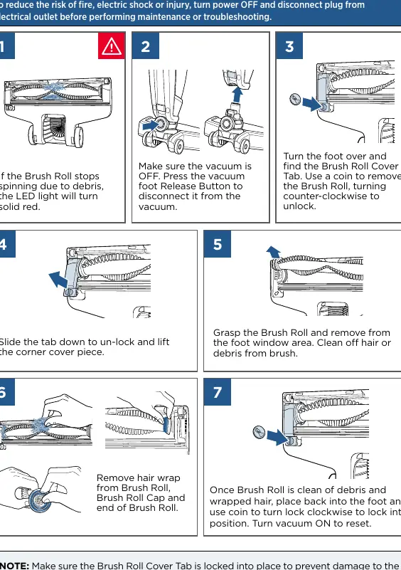 Maintaining the Brush Roll