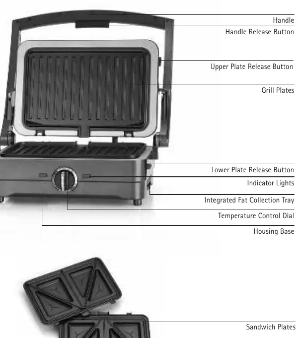 Product parts diagram