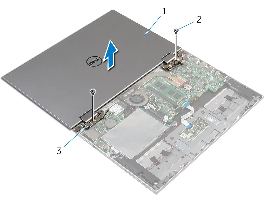 Removing the display assembly