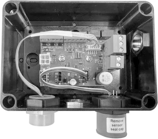 Internal view of the DGS enclosure.