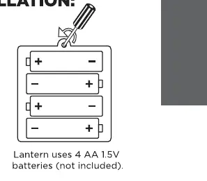 Battery installation diagram