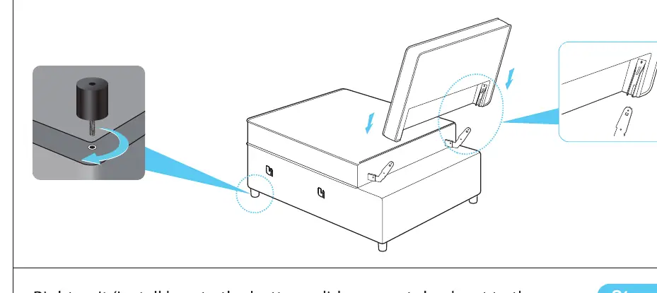 Step 2: Intermediate unit assembly