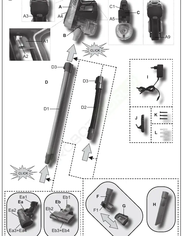 Parts and accessories identification