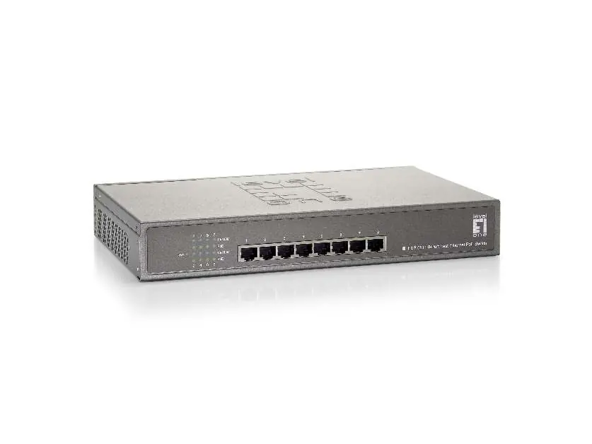 LevelOne FEP-0811W250 8-Port Fast Ethernet PoE Switch