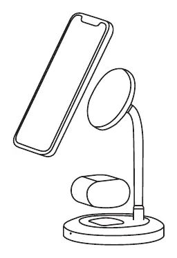 FIXED MagStand 2-In-1 product diagram