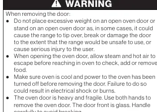 Oven door hinge levers