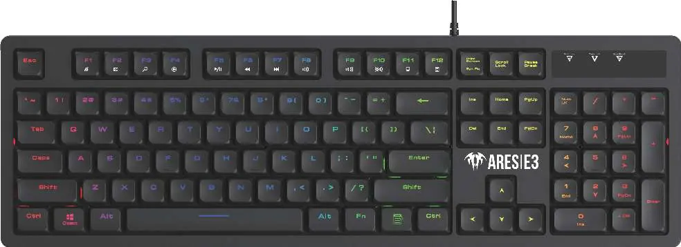 Gamdias ARES E3 Membrane Gaming Keyboard