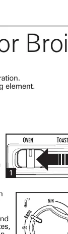 Bake and Broil controls