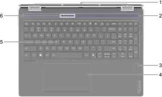 Top view of the 16-inch model