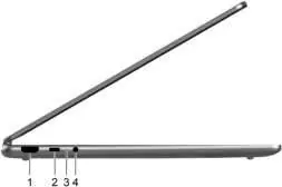 Left view of the laptop