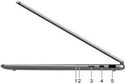 Right view of the laptop
