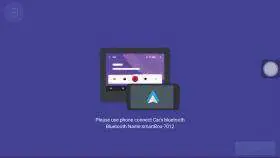 Android Auto connection screen