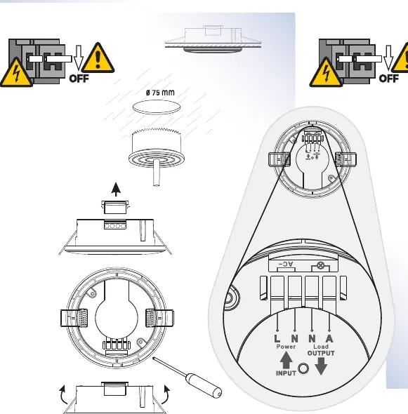 Wiring and installation diagram