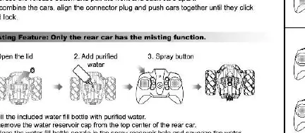 Separating and combining the car