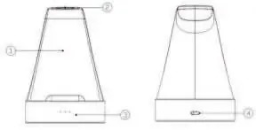 TQCD02W Charging Stand components