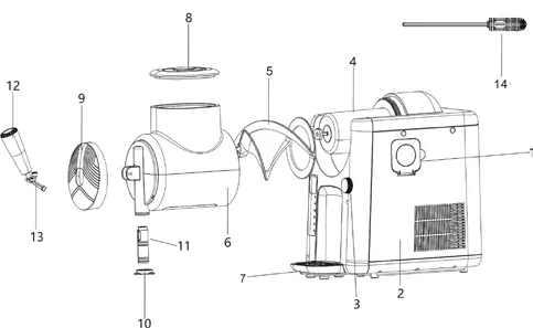 Parts diagram