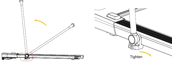 Assembly steps for the column tube.