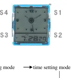 Skmei 0841 button layout