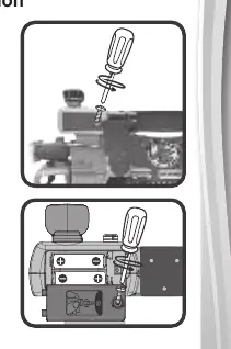 Battery compartment location and installation.