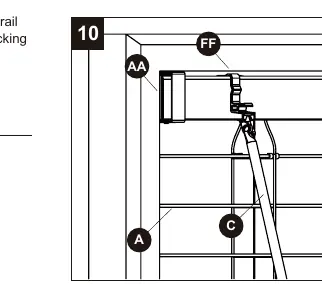 Step 13: Hold down brackets