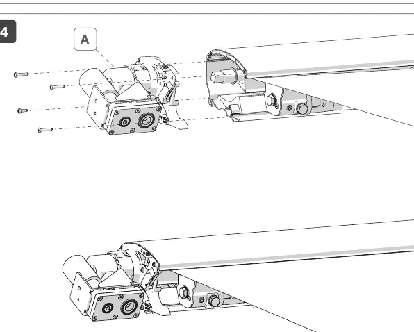 Motor unit installation
