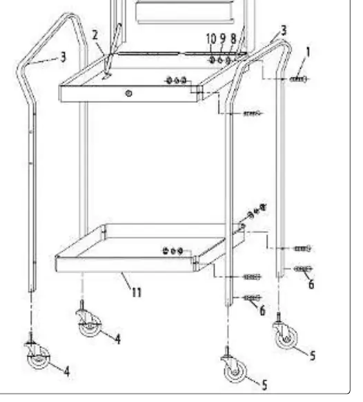 Exploded parts diagram