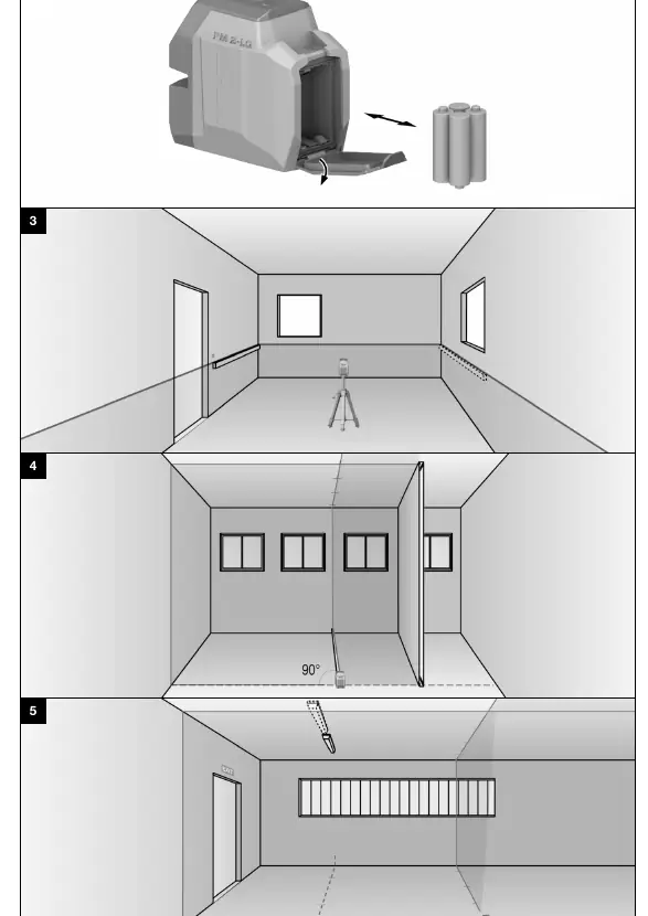 Battery insertion and application examples