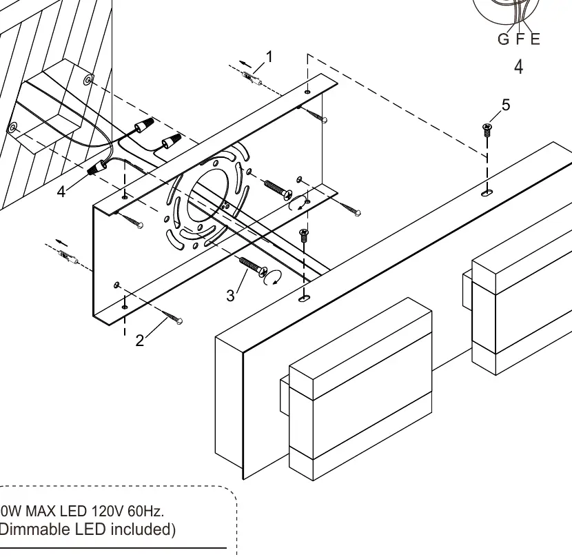 Wiring diagram and mounting instructions