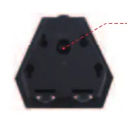 ON/OFF button location on the back of the unit