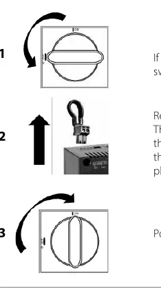 Removing the DI1 terminal block