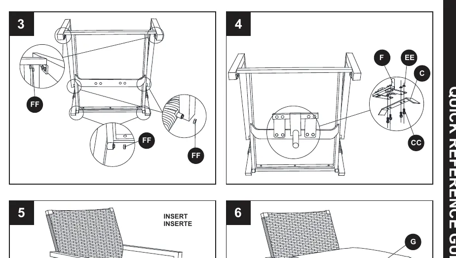 Assembly steps 3 and 4