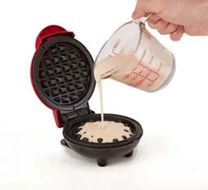 Spraying the cooking surface