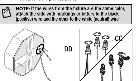 Making the electrical connections