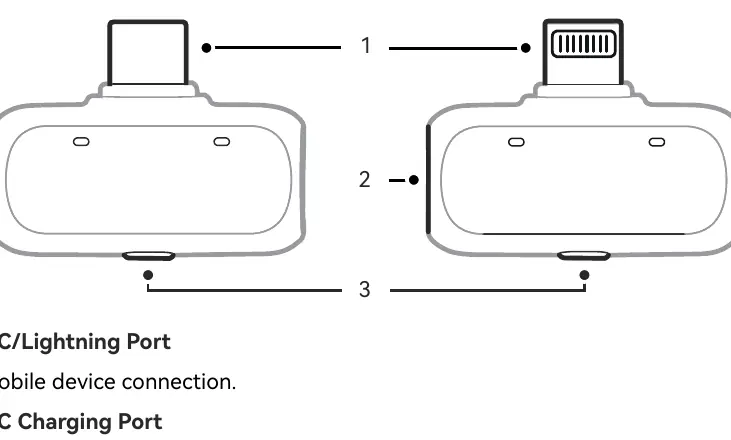 Receiver (RX) ports and controls.