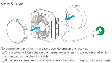 Charging the transmitter on the receiver