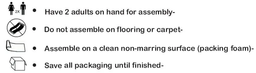 Assembly preparation checklist
