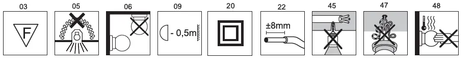 Safety and technical icons
