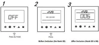Z-Wave inclusion process