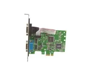 Top view of the PCIe serial card