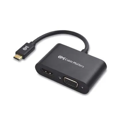 Cable Matters USB-C 2-Port Video Adapter