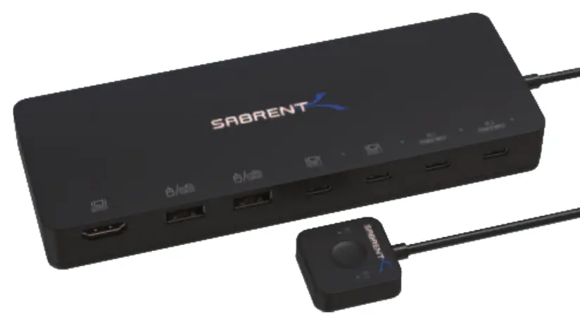 Sabrent 2-Port USB Type-C KVM Switch