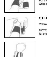 Step 5: Velcro the strap to secure.