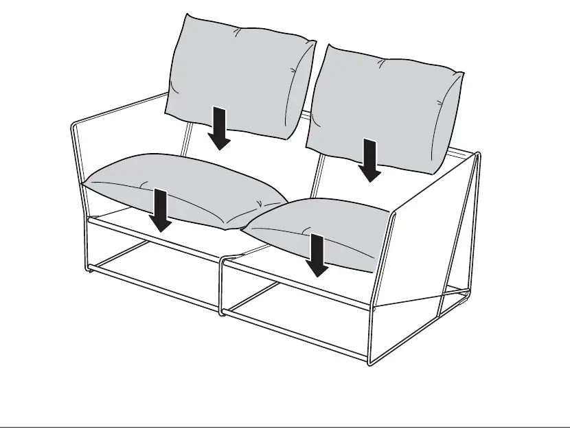 Cushion placement