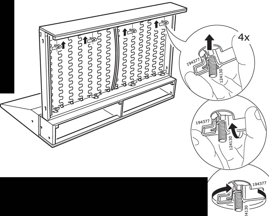 Step 6: Attaching the top rail