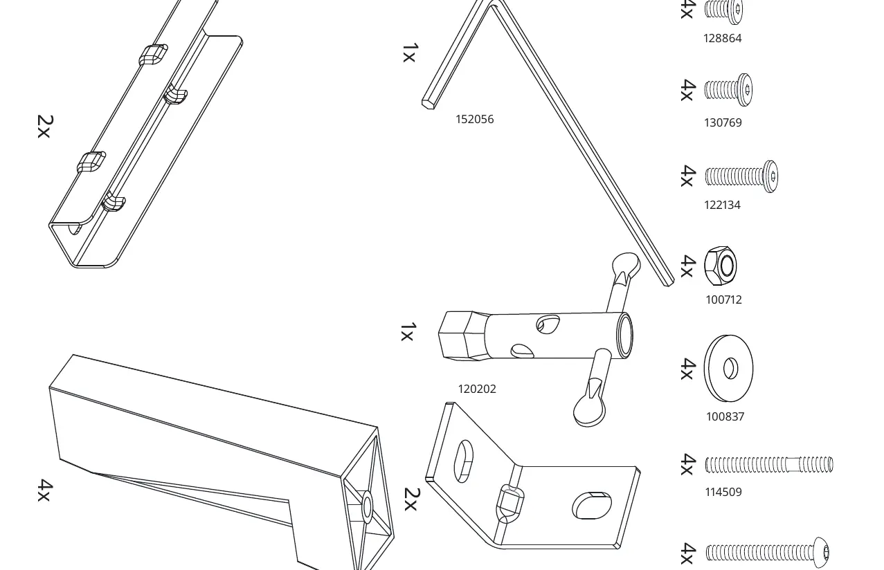 Parts and tools included