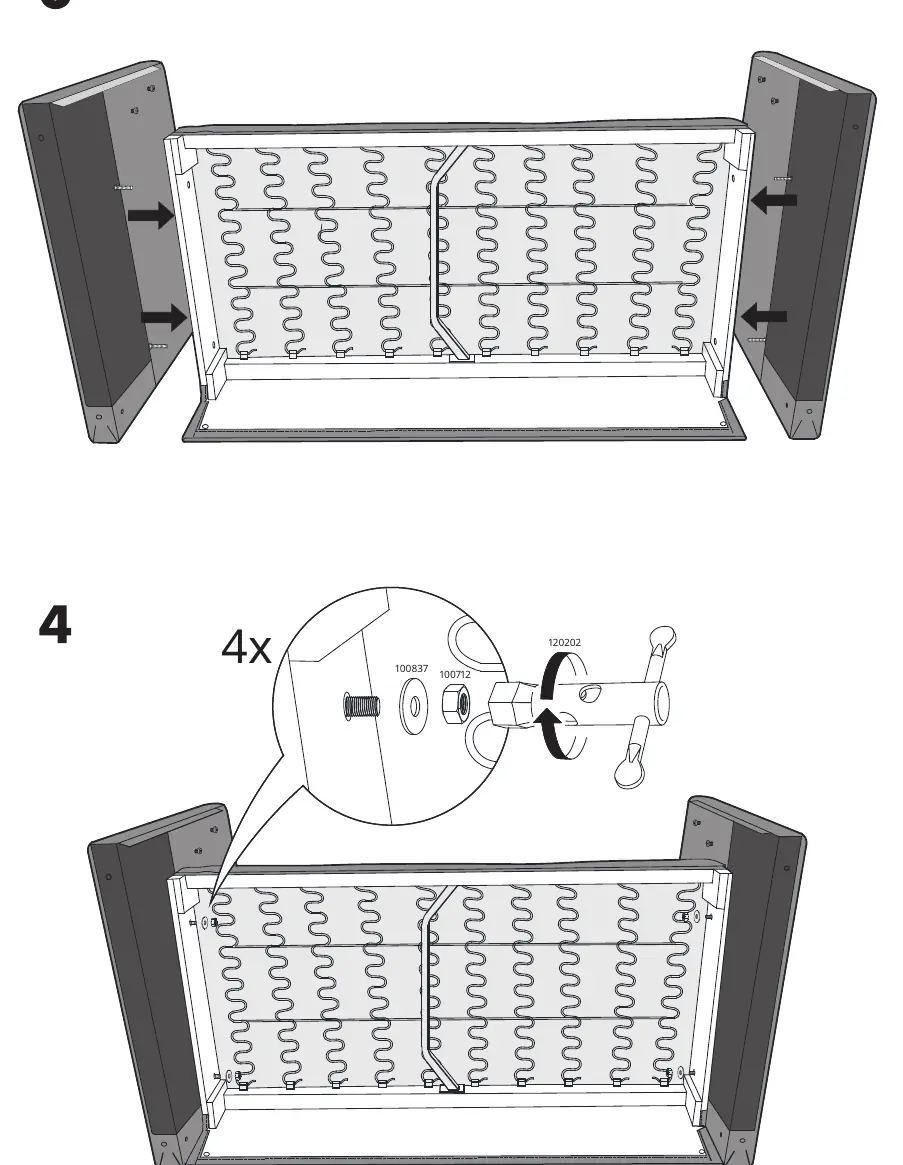 Frame assembly step