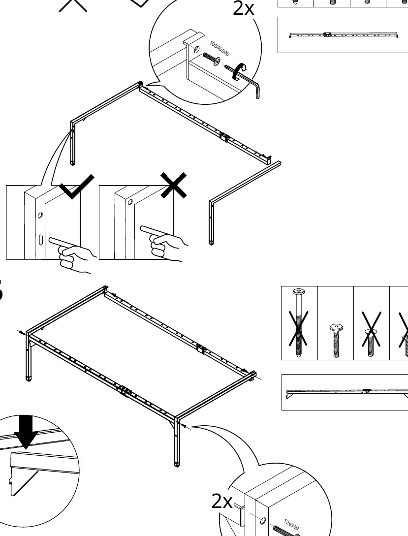 Frame assembly step 4 and 5