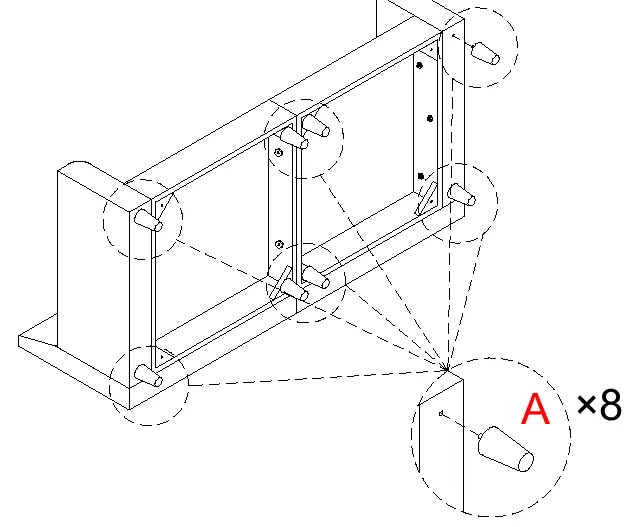 Leg installation