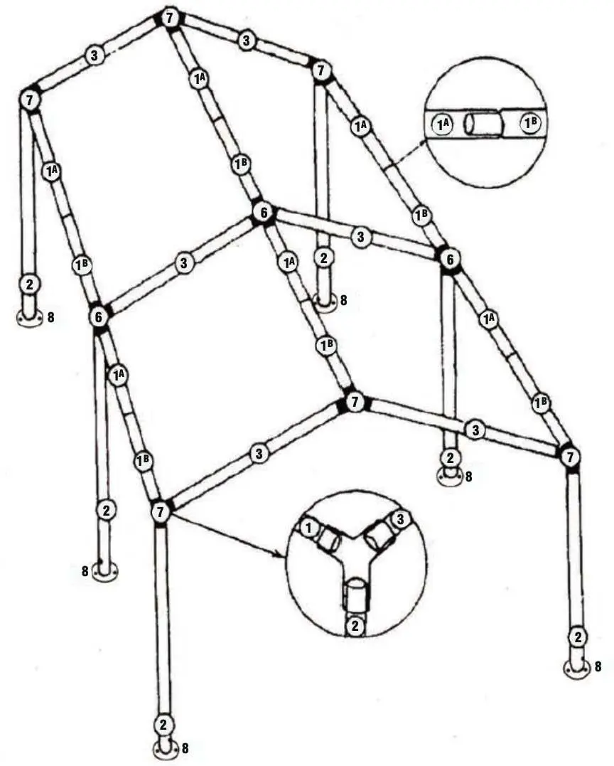 Frame assembly diagram