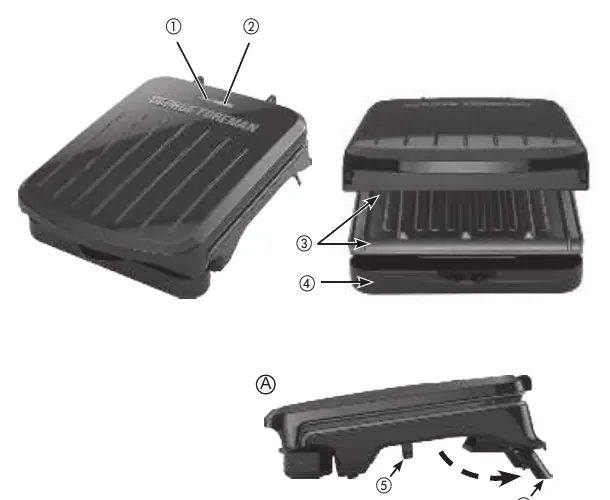 Grill components diagram